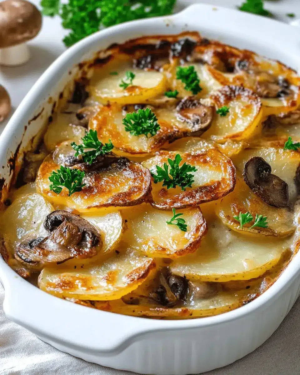 Erstaunlich Kartoffeln Champignons Auflauf Bilder