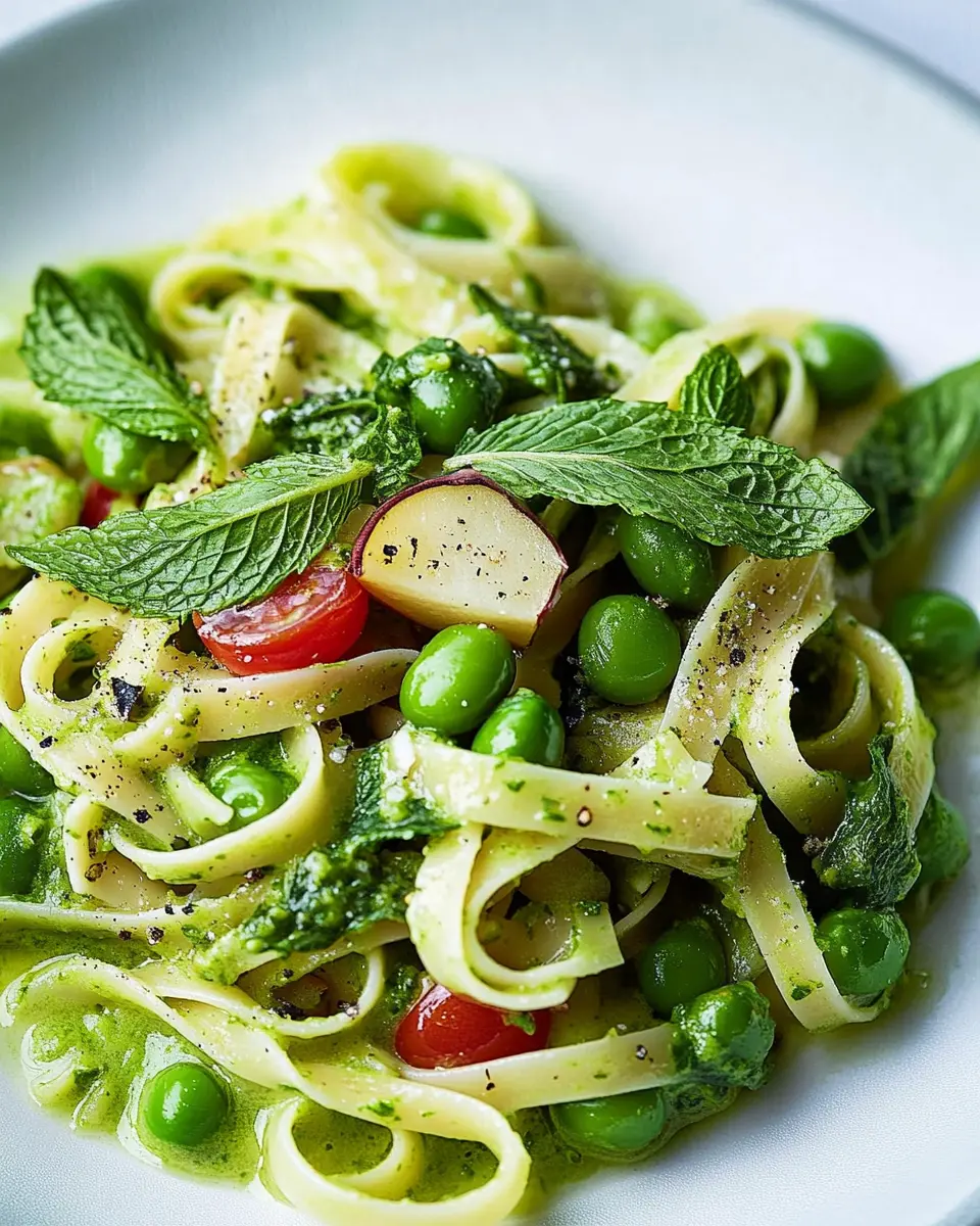 Pasta mit Erbsen-Minz-Sauce: A Refreshingly Easy Delight 5