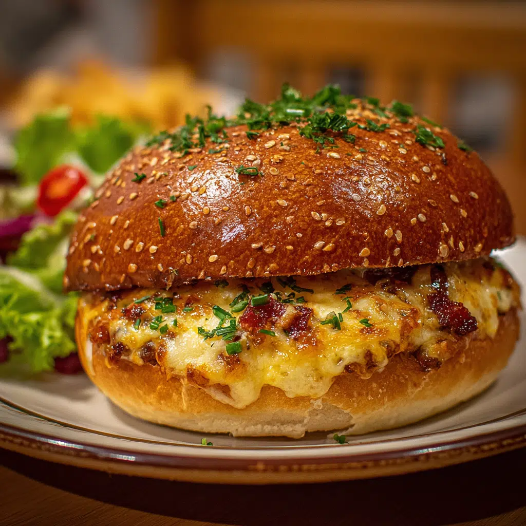 Knoblauch-Parmesan-Cheeseburger-Bomben, einfach köstlich!