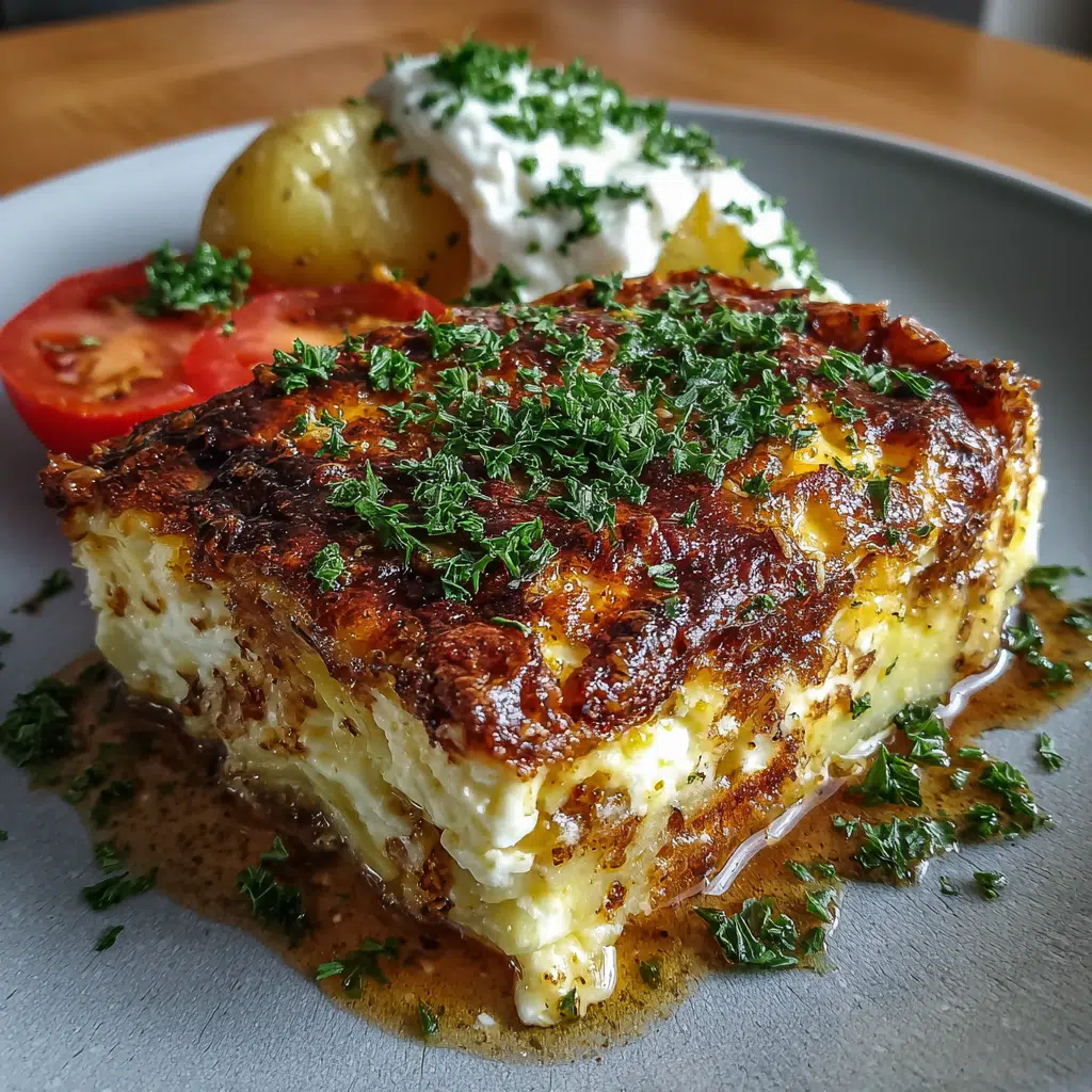 Griechische Ofenkartoffeln mit geschlagenem Feta genießen!