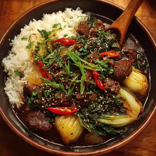 Asiatische Rinderhackfleisch-Kohl-Pfanne: Einfaches Rezept!