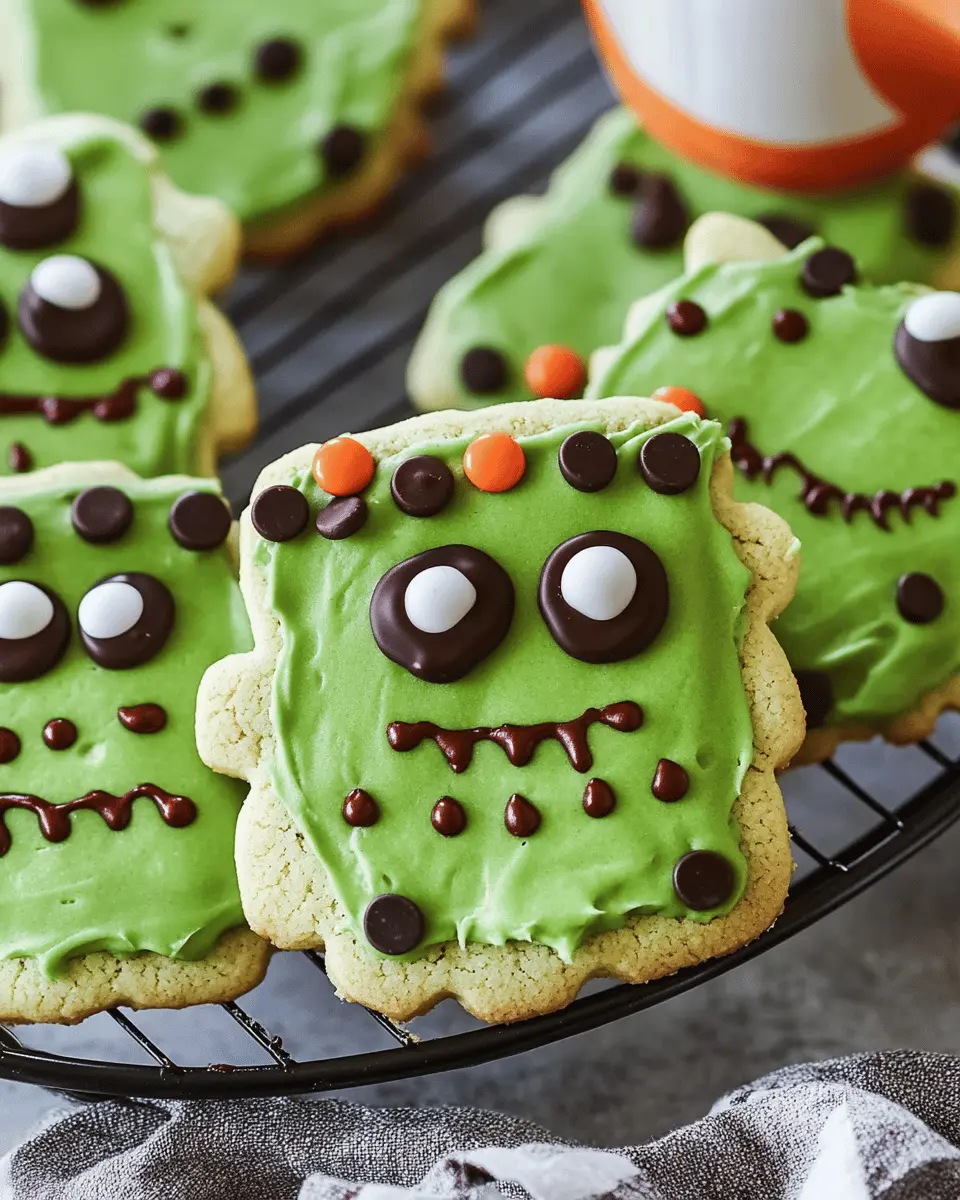 Frankenstein Cookies: Indulge in Spooky Sweetness Today!