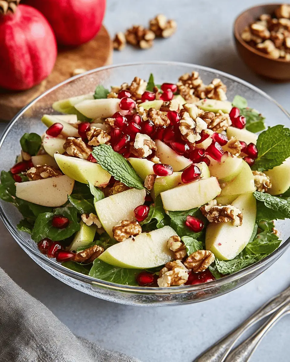 Festlicher Apfel-Granatapfel-Nuss-Salat: A Juicy Twist on Tradition