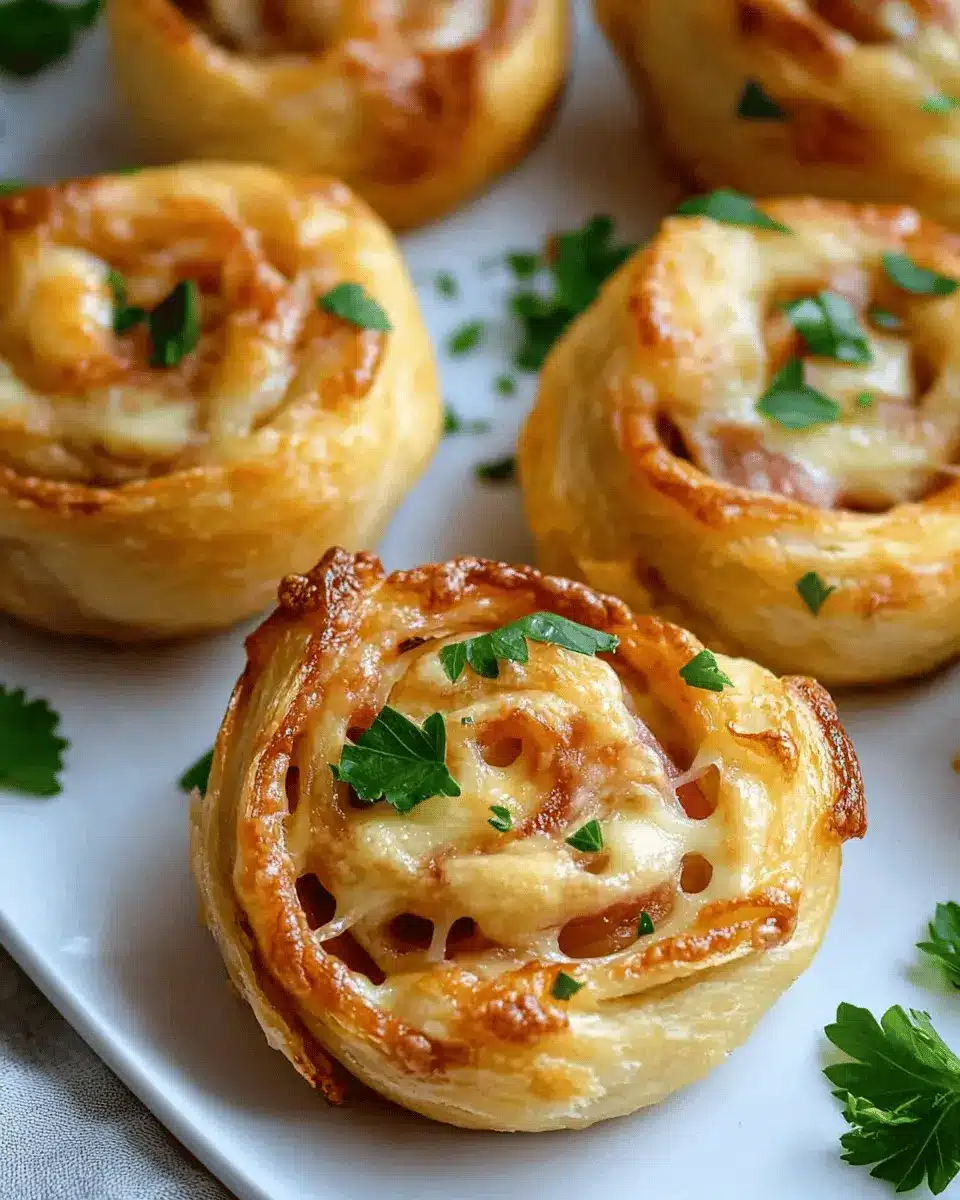 Schinken Käse Schnecken aus Pizzateig: Irresistibly Cheesy Bites