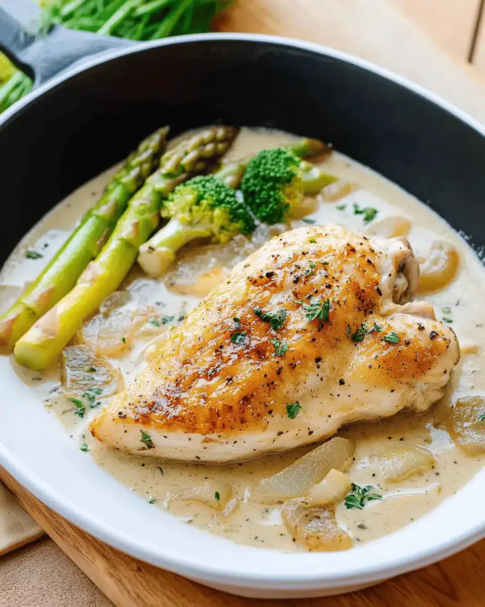 Zwiebel-Hühnchenbrust: Juicy Bliss for Your Dinner Table