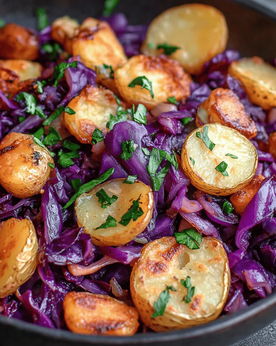 Rotkohl-Pfanne mit Kartoffeln: A Cozy Comfort Food Delight