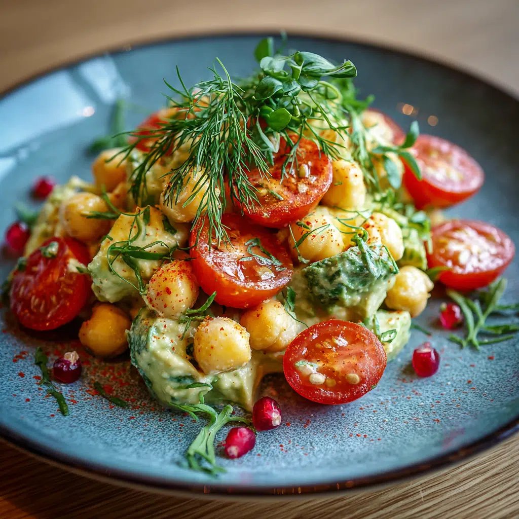 Kichererbsen-Avocado-Salat: Ein gesunder Genuss für dich!