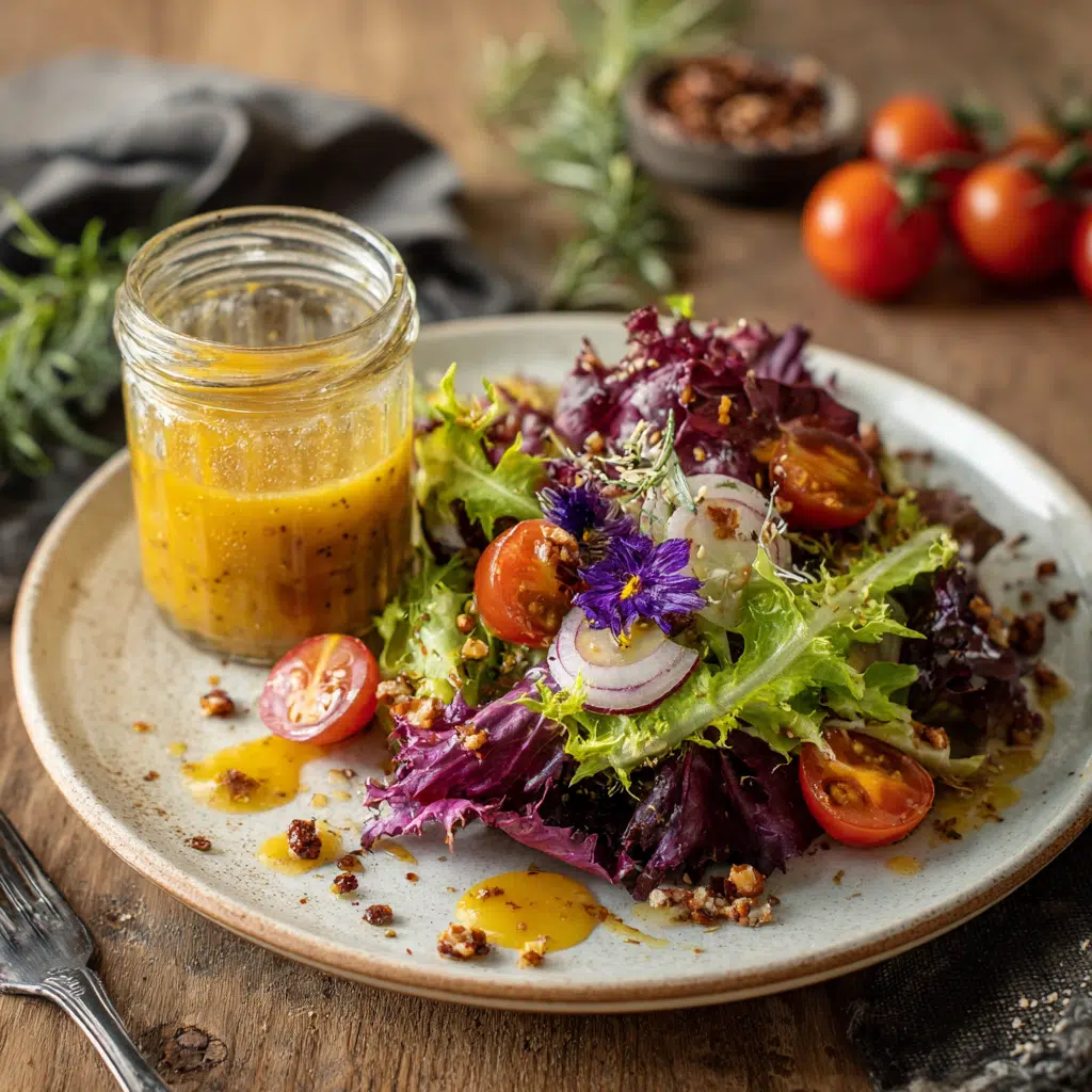 Honig Senf Vinaigrette: So lecker, du willst täglich Salat!