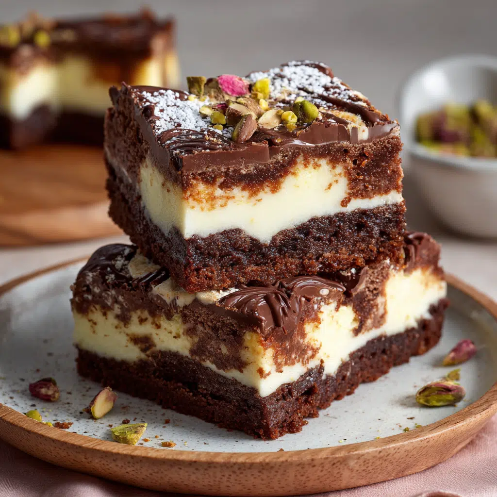 Käsekuchen Brownies mit Frischkäse und Schokolade: Pure Indulgence