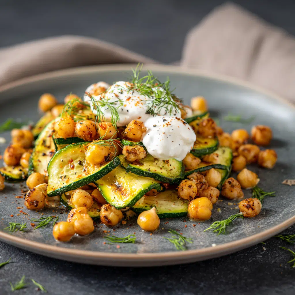 Zucchini-Kichererbsen-Blechgericht: A Tasty Easy Meal We've Loved