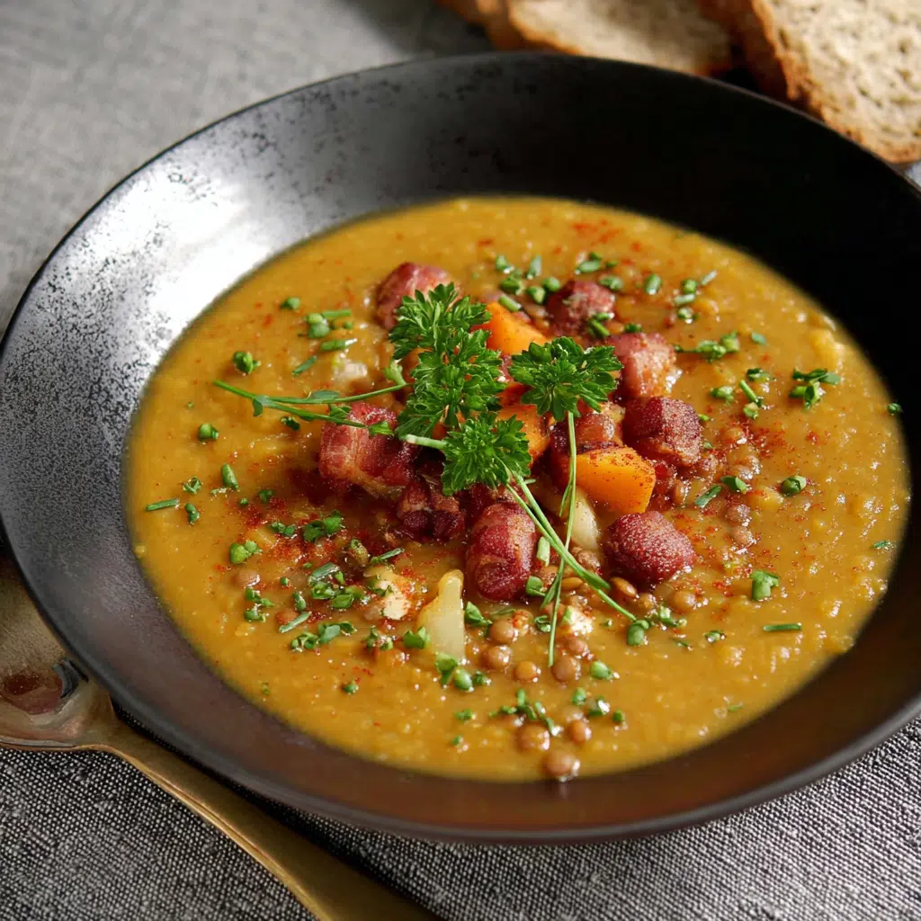 Linsensuppe mit Speck: Irresistibly Cozy Comfort in a Bowl