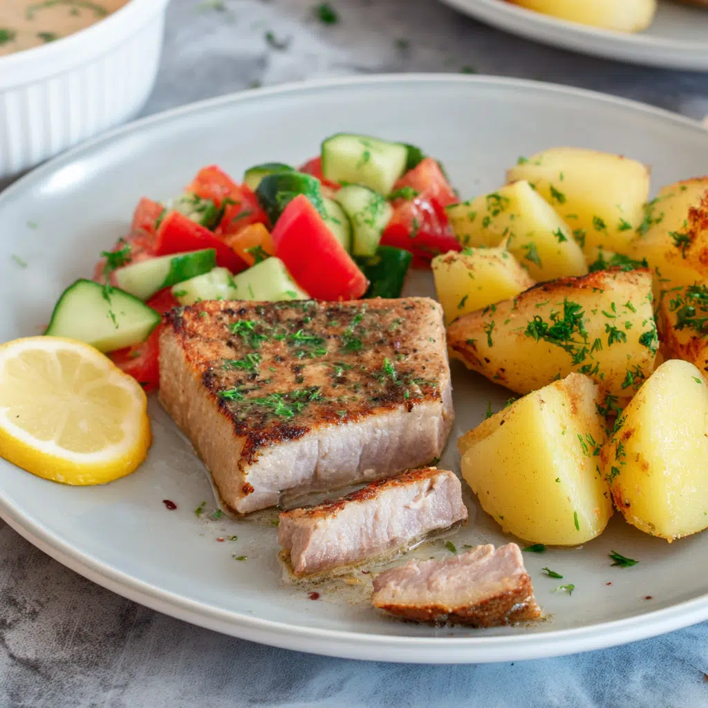 Thunfischsteak einfaches Fischrezept: Juicy Perfection at Home