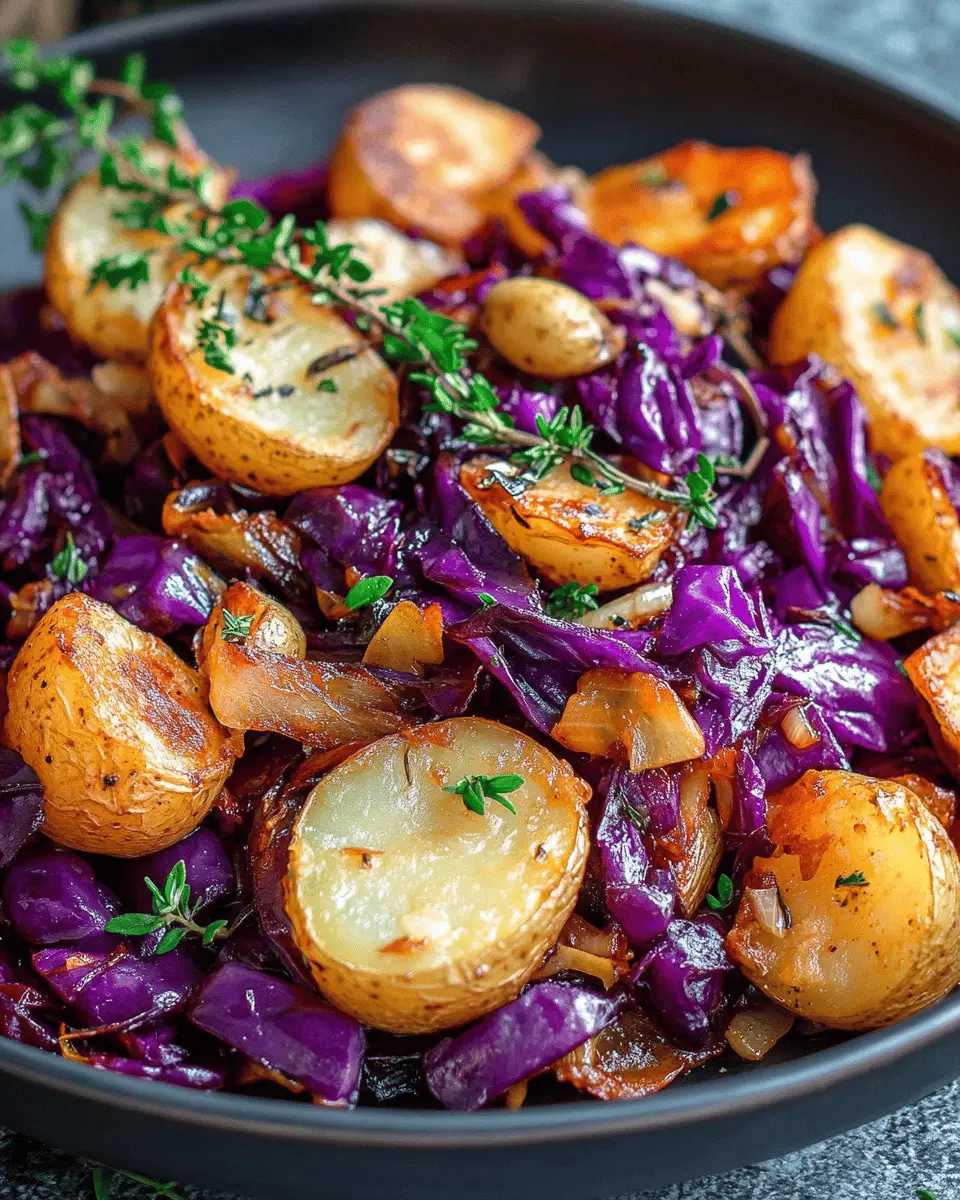 Rotkohl-Pfanne mit Kartoffeln: A Cozy Comfort Food Delight