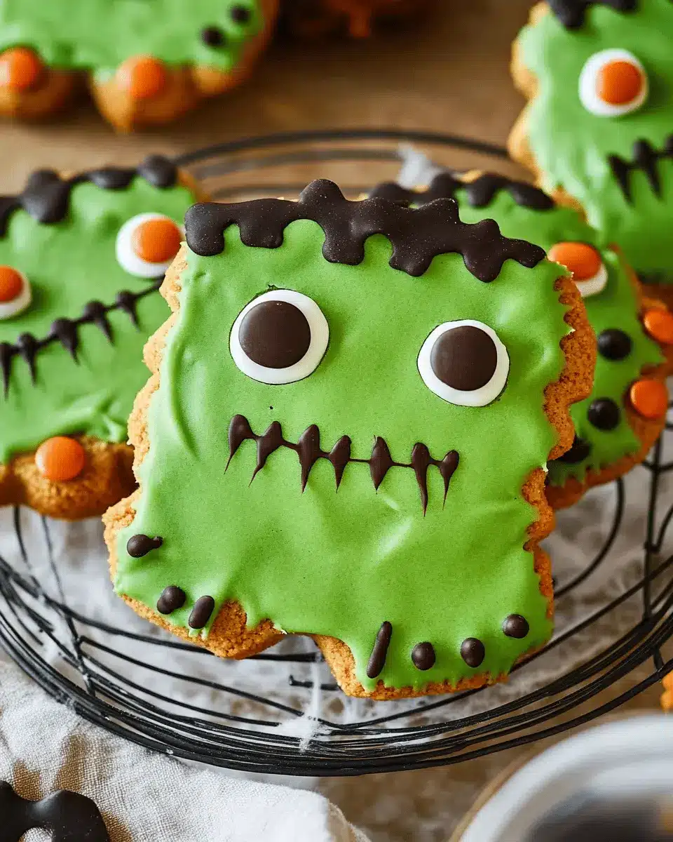 Frankenstein Cookies: Indulge in Spooky Sweetness Today!