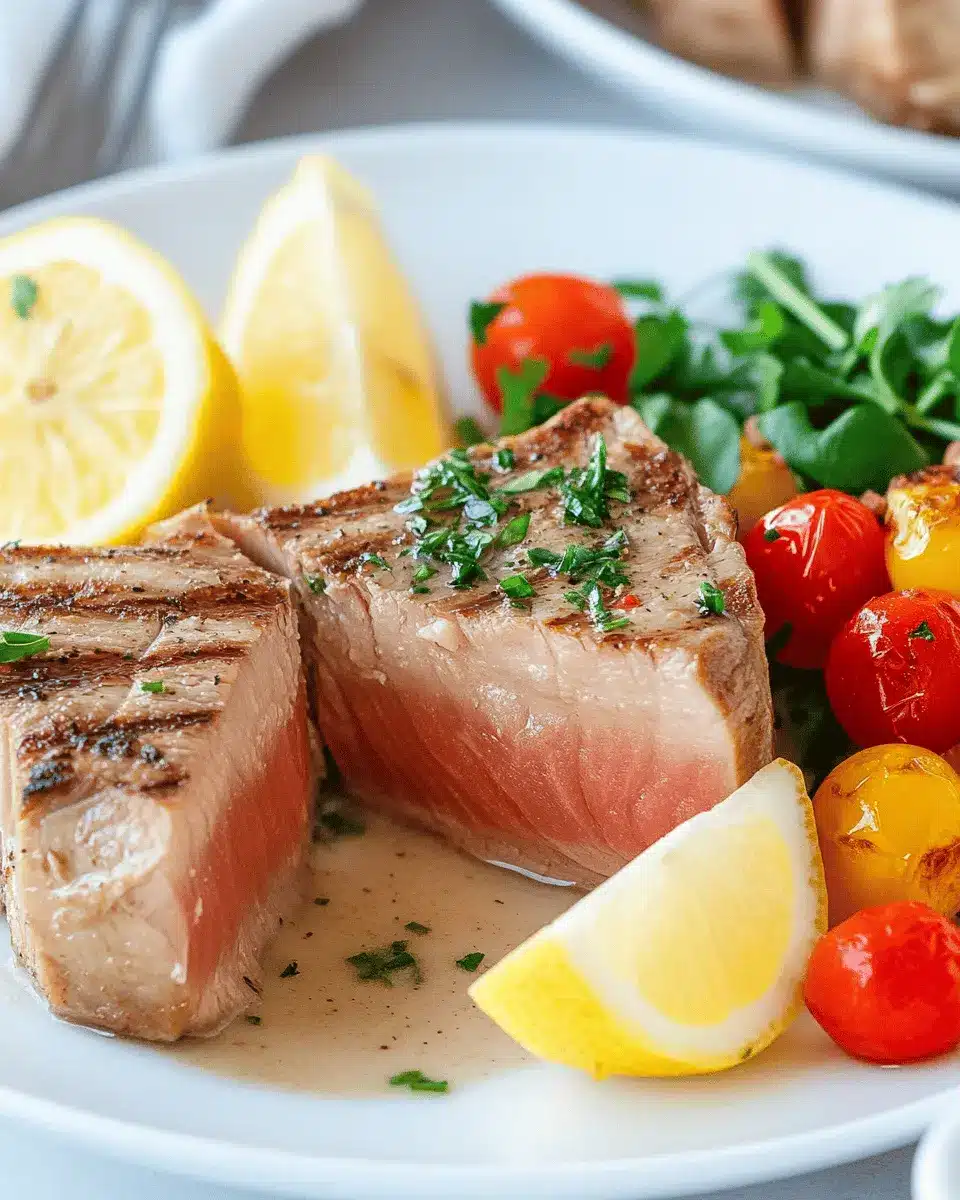 Thunfischsteak einfaches Fischrezept: Juicy Perfection at Home