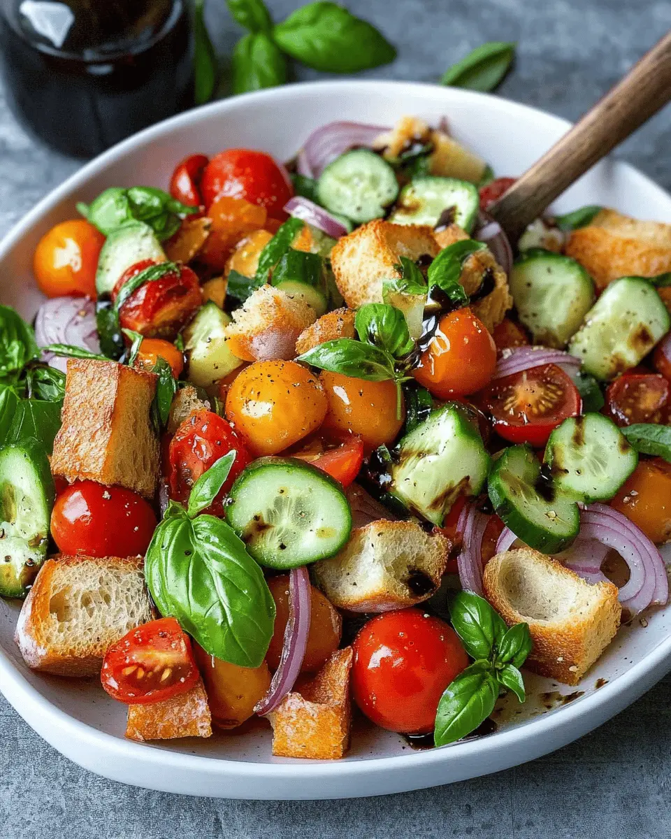 Einfacher Brotsalat: Irresistibly Fresh Panzanella Bliss