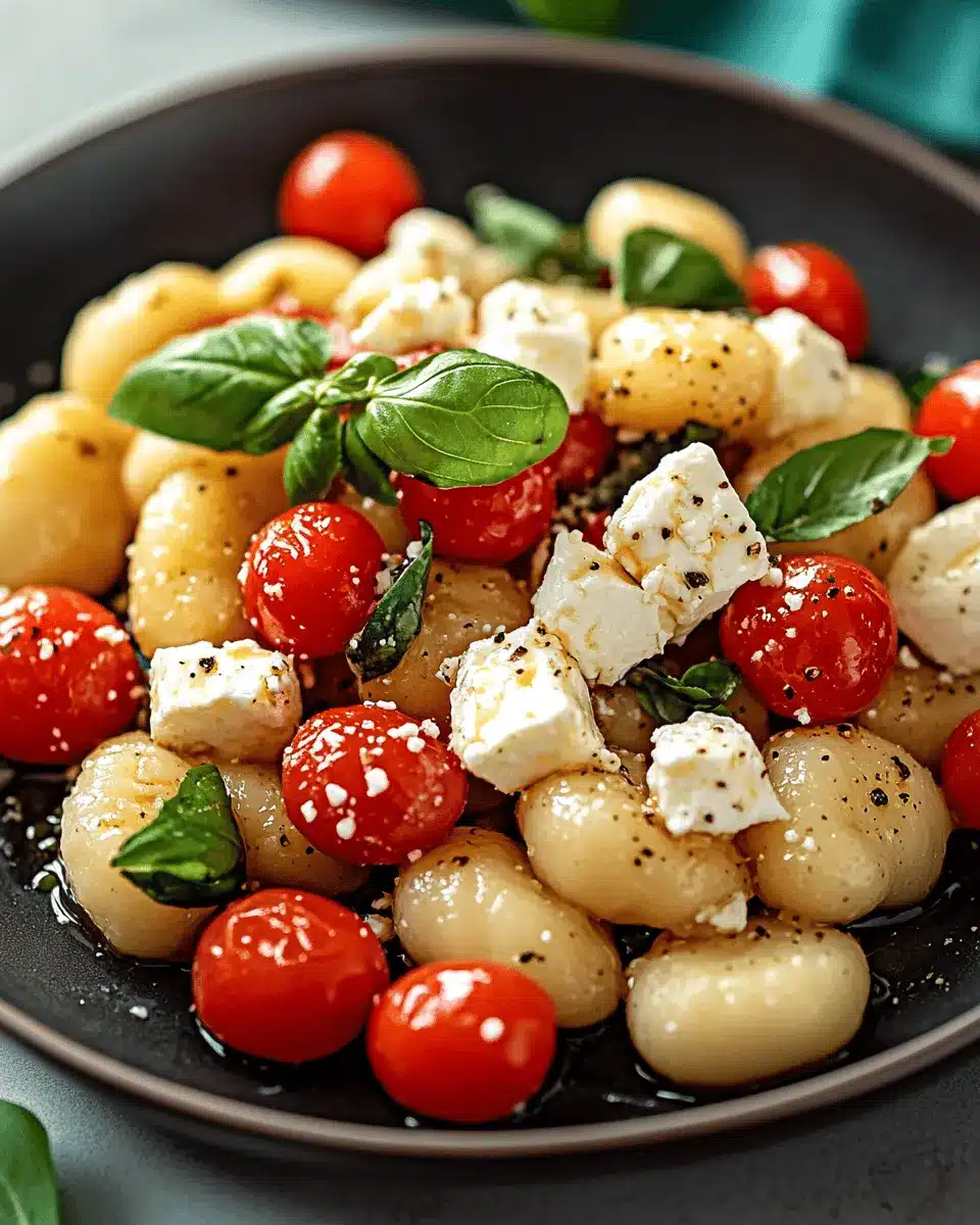 Gnocchi-Salat mit Feta und Tomaten First Image First Image