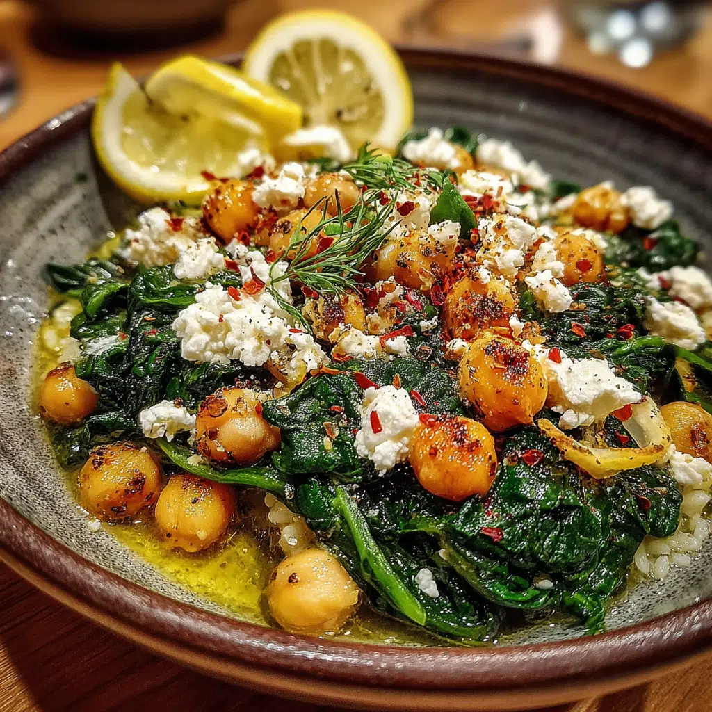 m2 Mediterraner Zitronenreis mit Kichererbsen, Spinat & Feta begeistert!