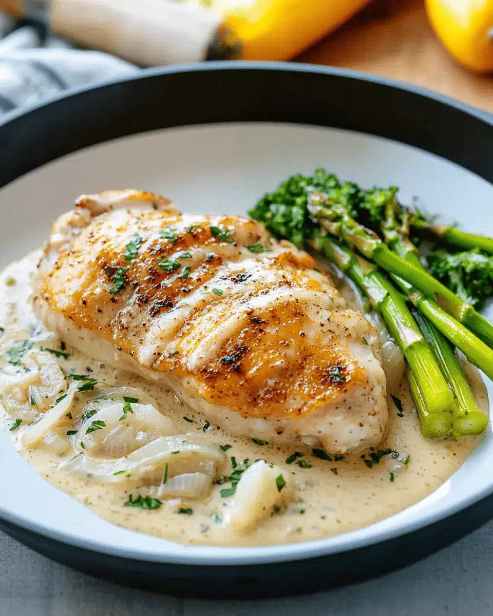 Zwiebel-Hühnchenbrust: Juicy Bliss for Your Dinner Table