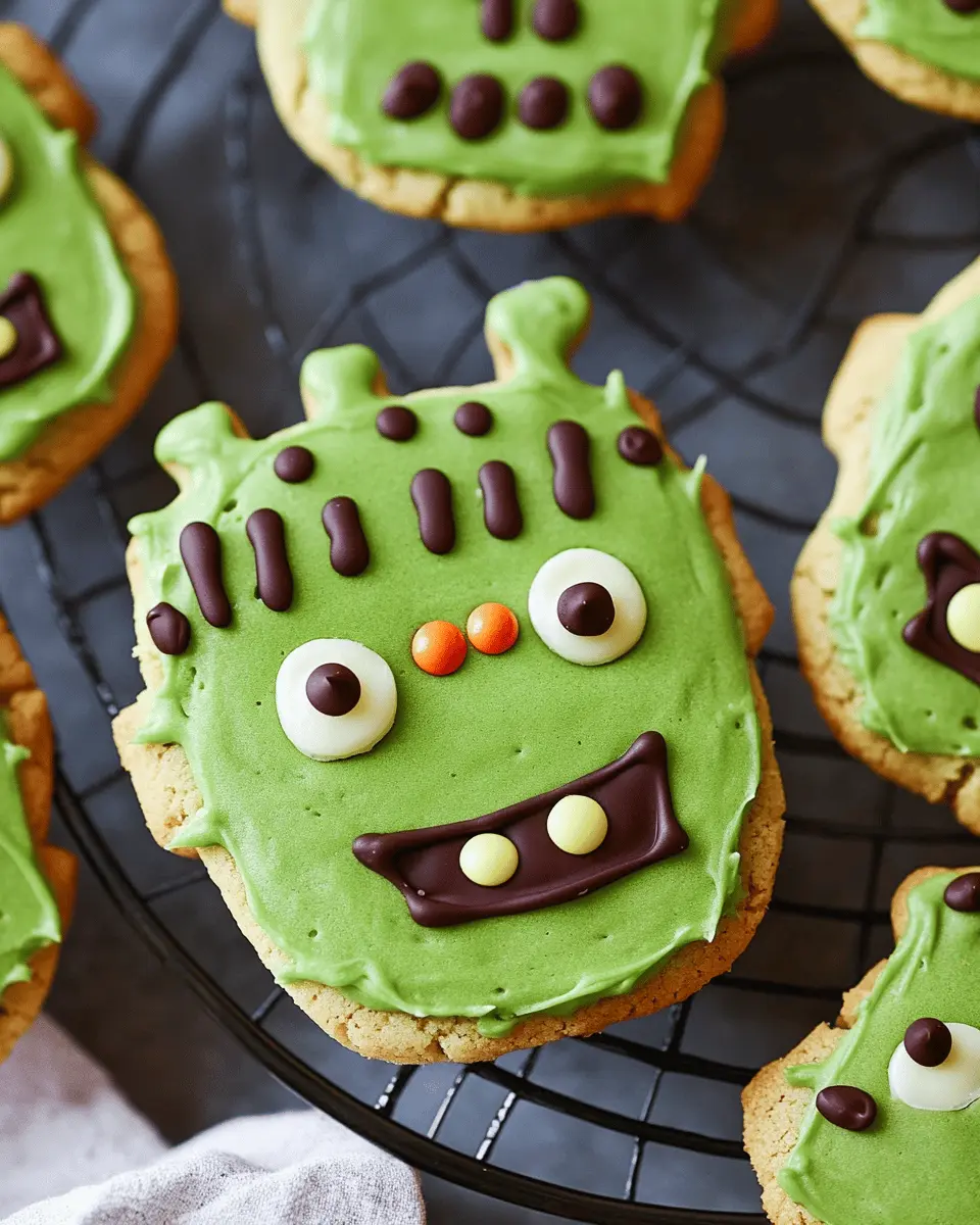 Frankenstein Cookies