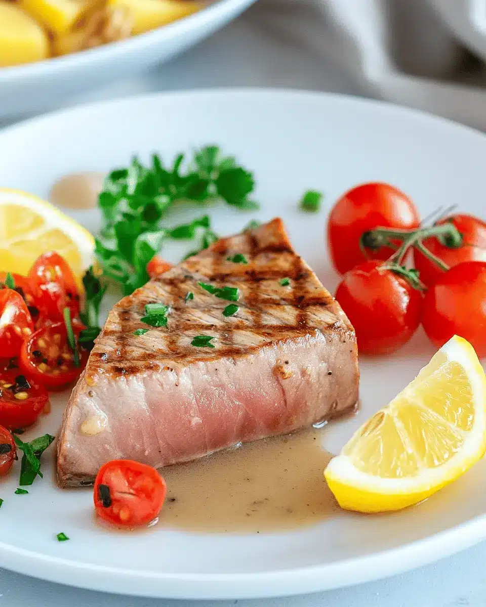 Thunfischsteak einfaches Fischrezept: Juicy Perfection at Home