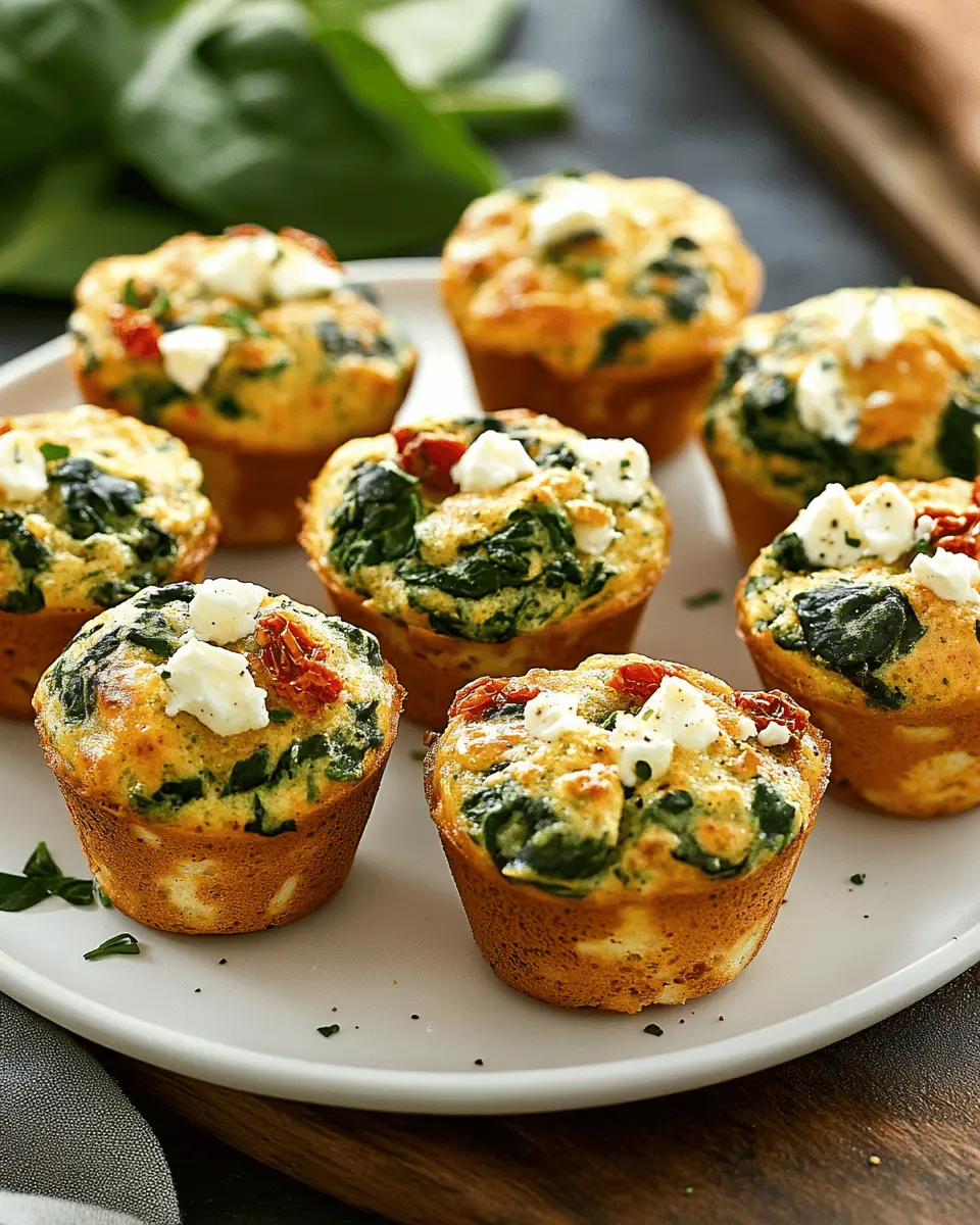 Eier-Muffins mit Spinat: Irresistibly Cheesy Feta Delights