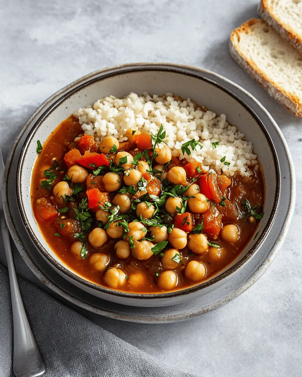 Rezept für würzigen Kichererbseneintopf: Comfort Food Bliss