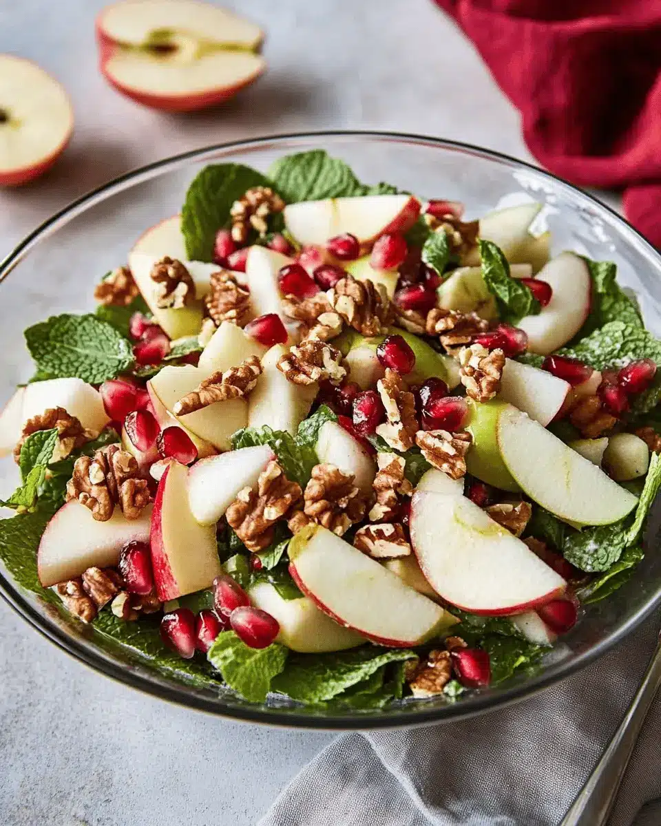 Festlicher Apfel-Granatapfel-Nuss-Salat: A Juicy Twist on Tradition