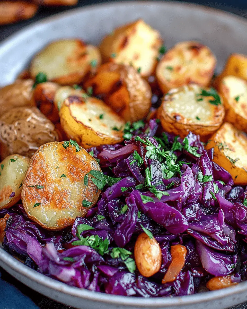 Rotkohl-Pfanne mit Kartoffeln: A Cozy Comfort Food Delight