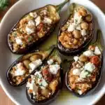 Feta- und Olivengefüllte Auberginen – Ein mediterranes Geschmackserlebnis First Image First Image