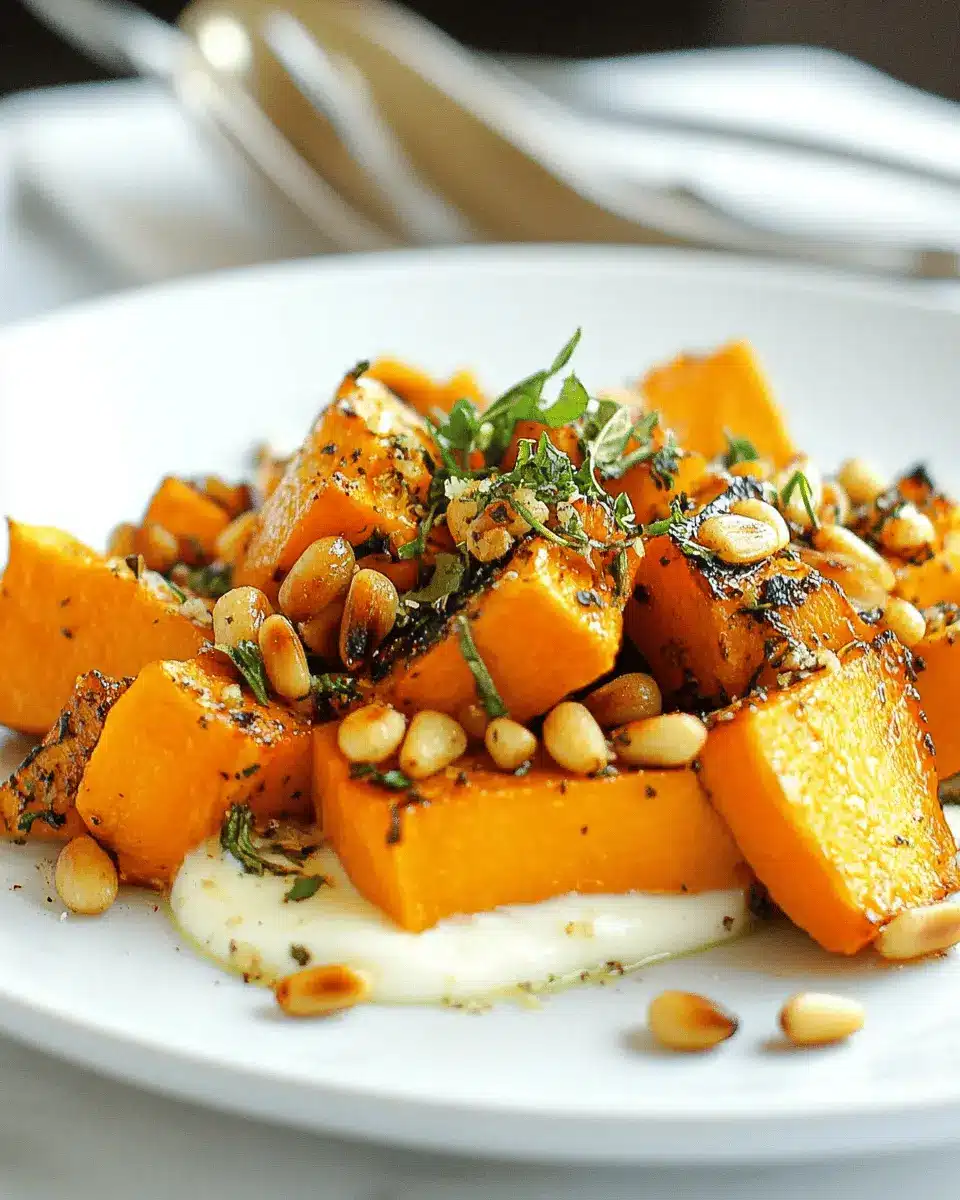 Herzhafter gerösteter Kürbis: Cremig & Knusprig Genießen!