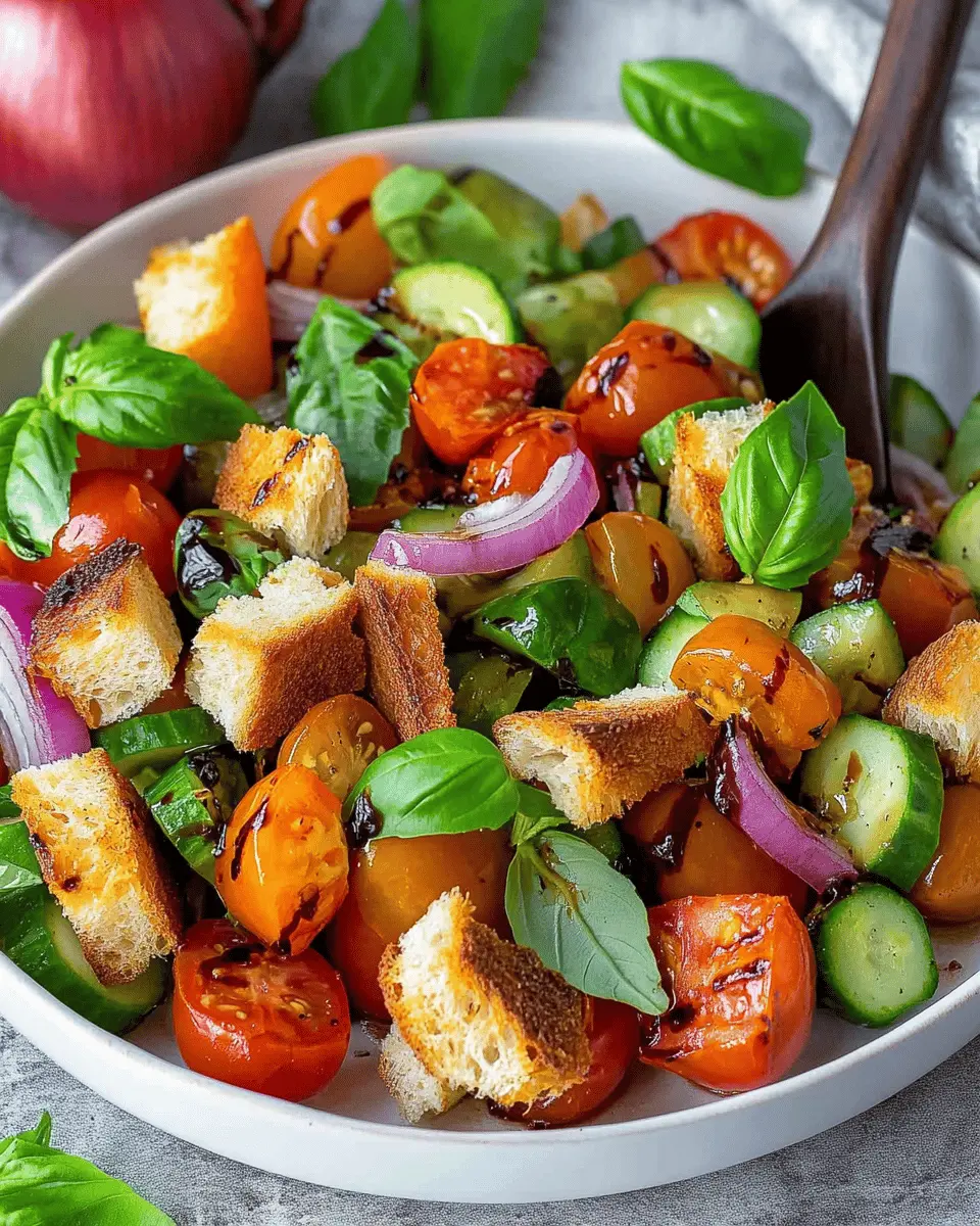 Einfacher Brotsalat: Irresistibly Fresh Panzanella Bliss