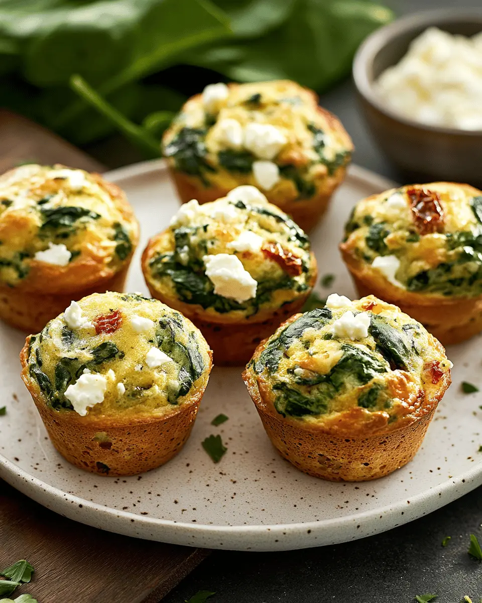 Eier-Muffins mit Spinat: Irresistibly Cheesy Feta Delights