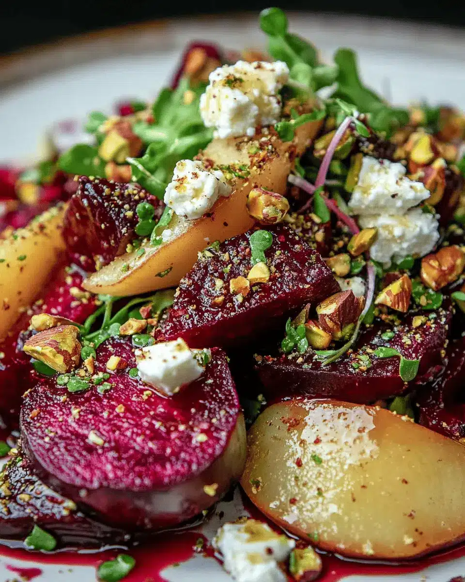 Rote-Bete-Salat mit karamellisierter Birne: Irresistibly Crunchy!