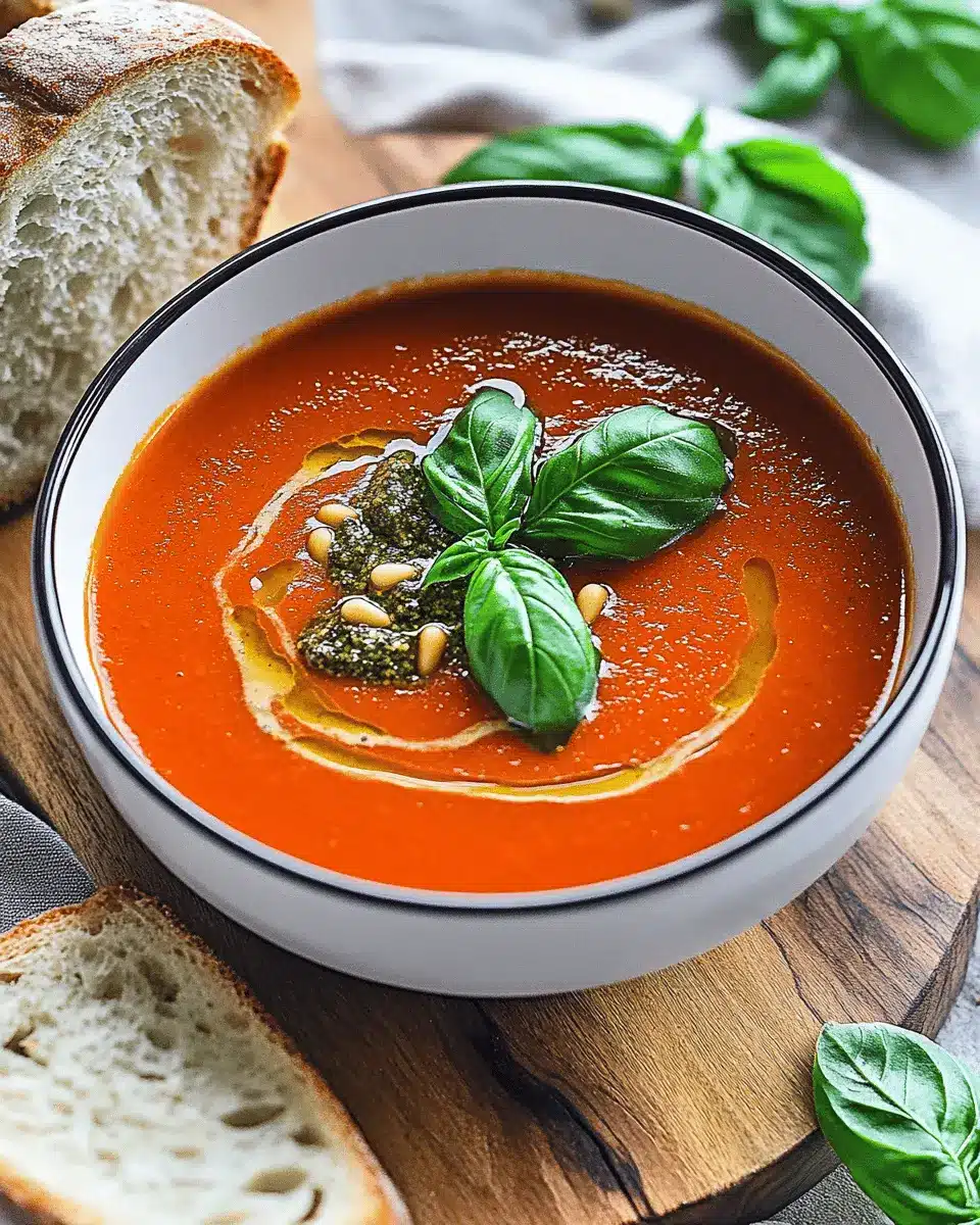 Schnelle Tomatensuppe First Image First Image