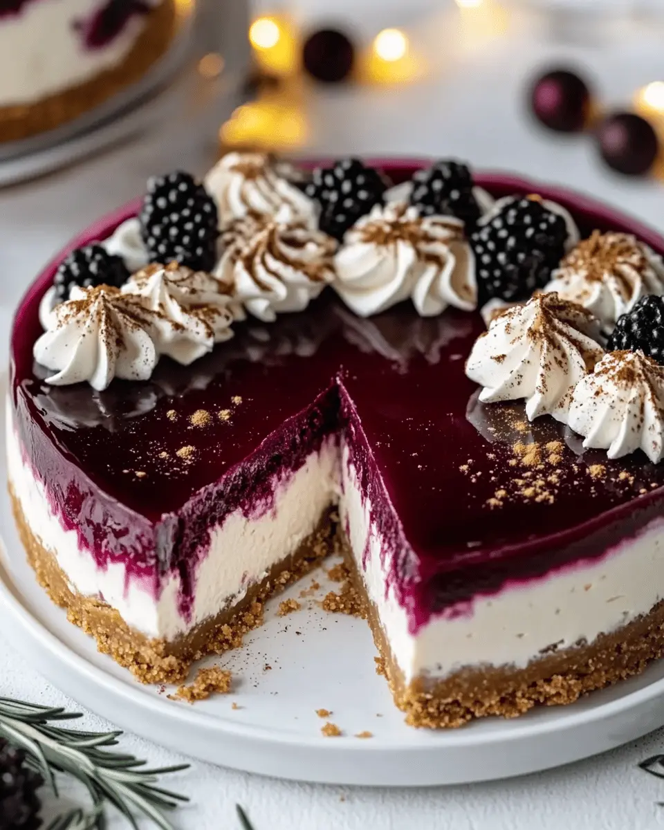 Glühwein Käsekuchen mit Spekulatius Boden: Indulgent Holiday Delight