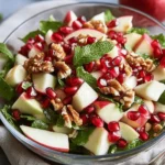 Festlicher Apfel-Granatapfel-Nuss-Salat First Image First Image