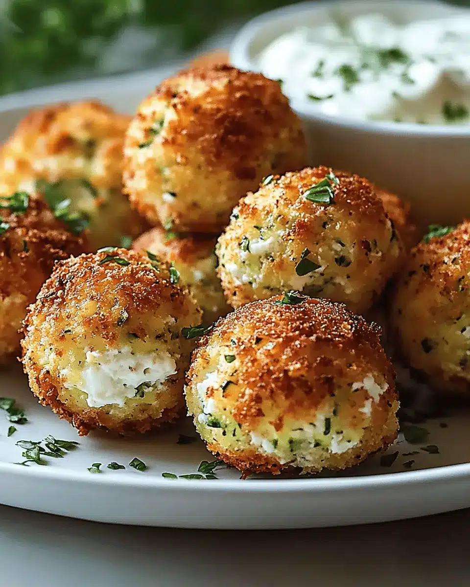 Knusprige Zucchini-Feta-Bällchen aus dem Ofen: Easy & Yummy!