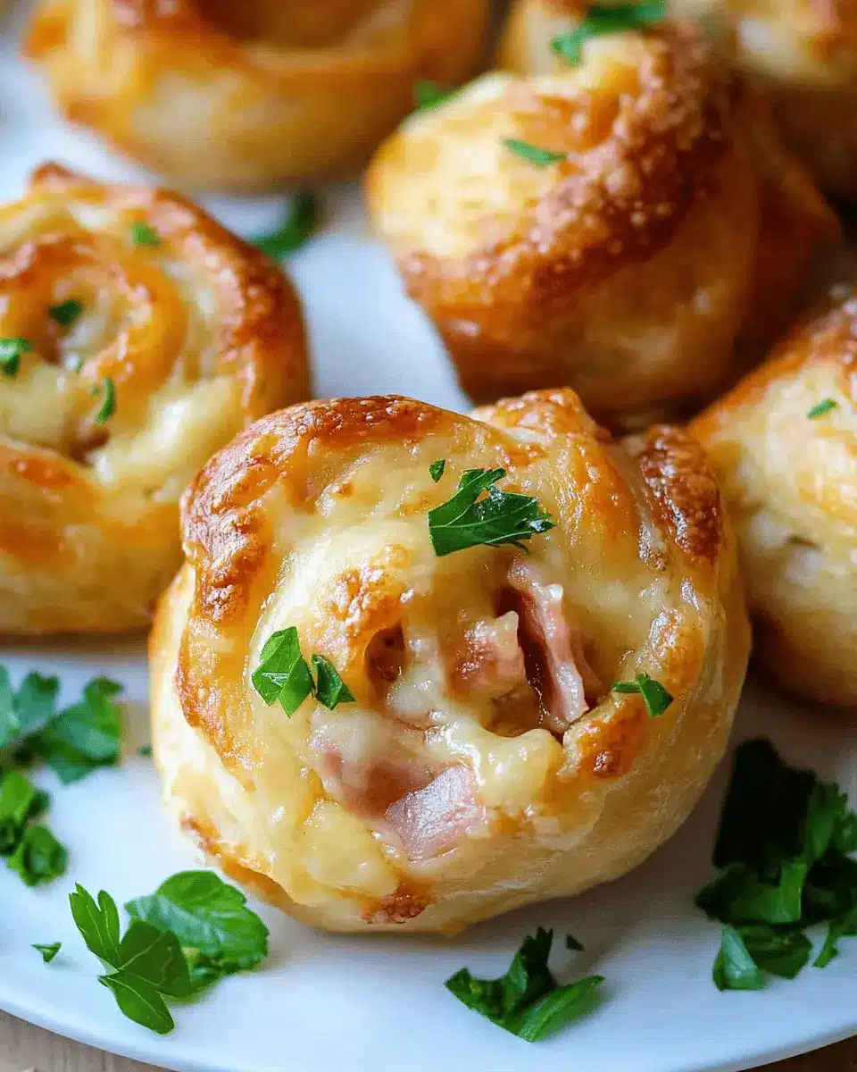 Schinken Käse Schnecken aus Pizzateig: Irresistibly Cheesy Bites