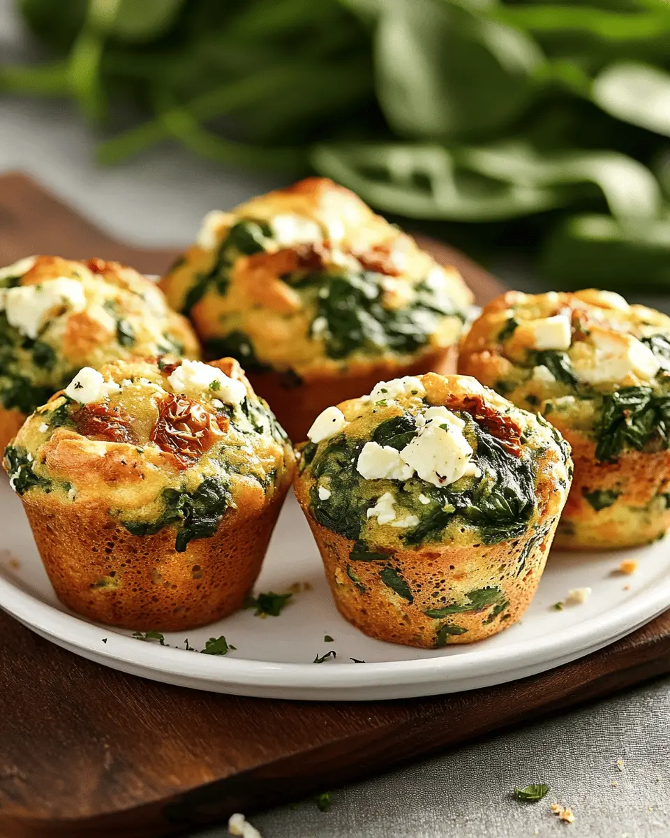 Eier-Muffins mit Spinat: Irresistibly Cheesy Feta Delights