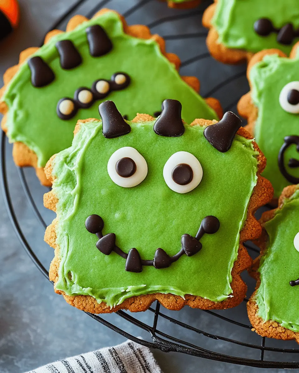 Frankenstein Cookies: Indulge in Spooky Sweetness Today!