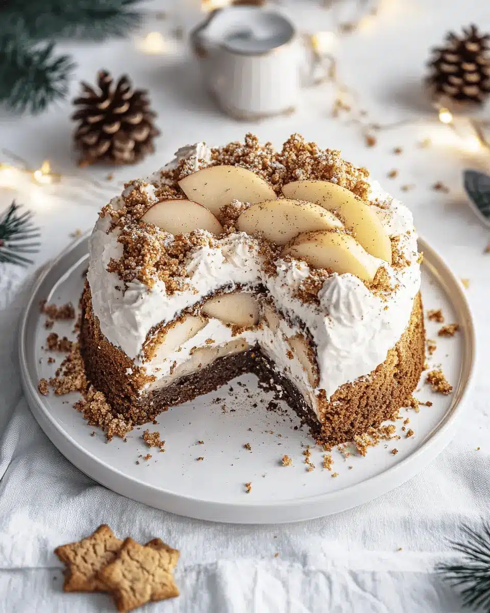 Rezept für Spekulatius-Maulwurfkuchen: Festive Apple Delight