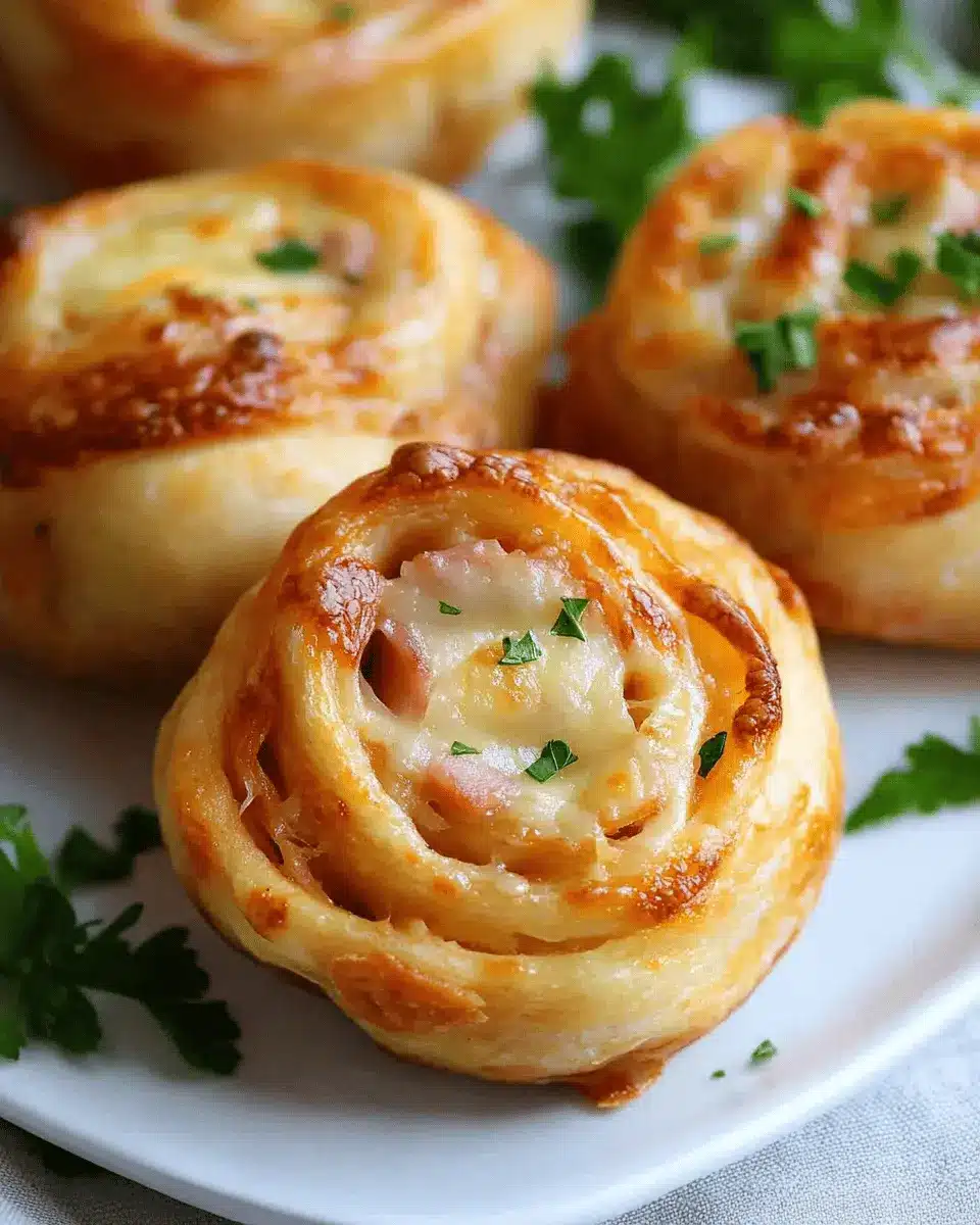 Schinken Käse Schnecken aus Pizzateig: Irresistibly Cheesy Bites
