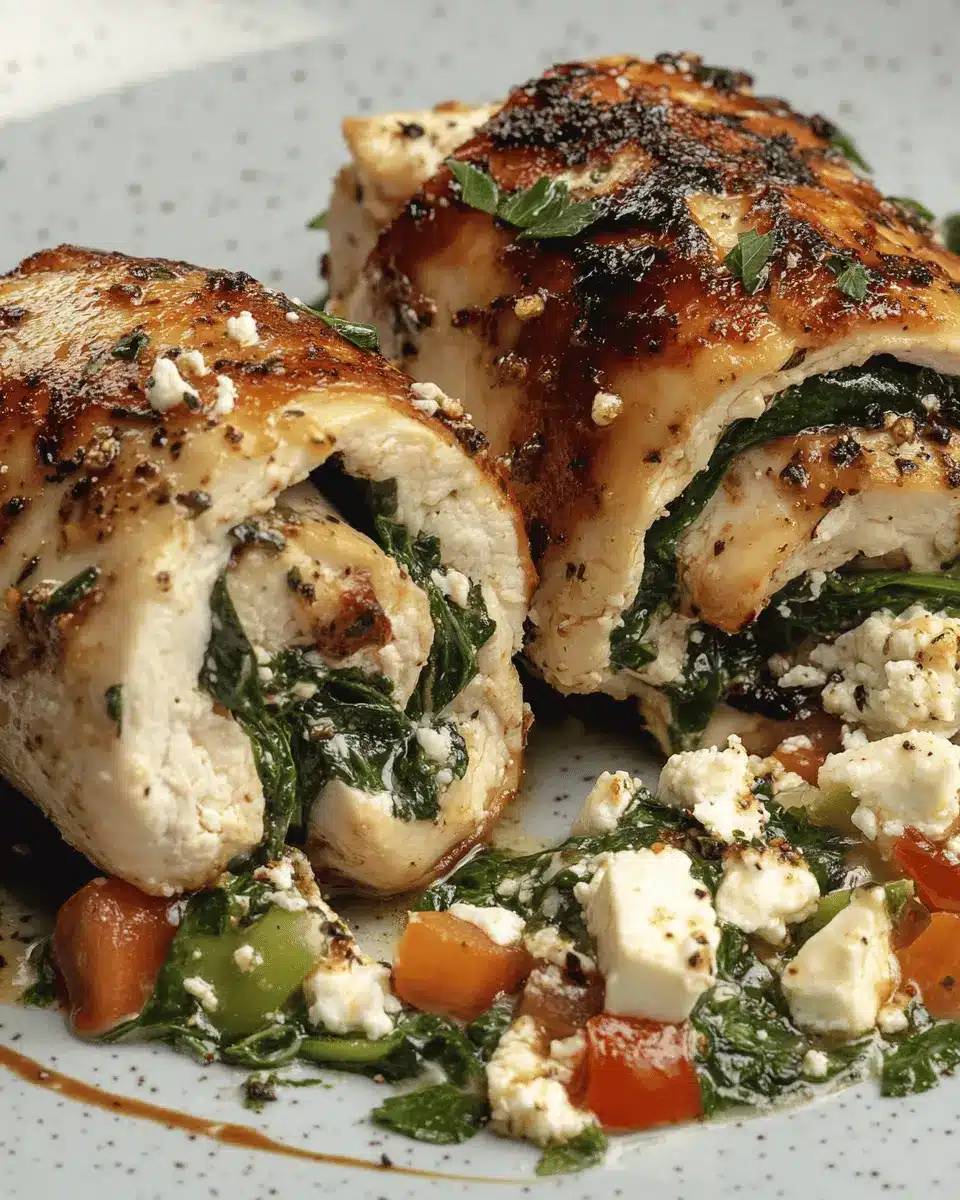 Spinat-Feta-Hähnchenrollen: Irresistibly Juicy & Easy to Make