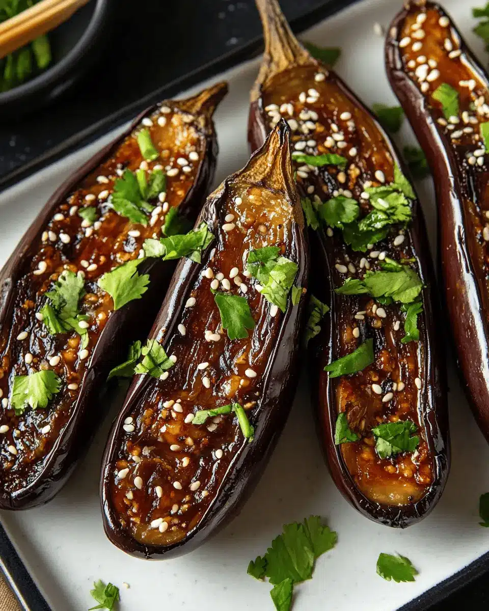 Gebackene Auberginen Asia Style: Irresistibly Flavorful Delight