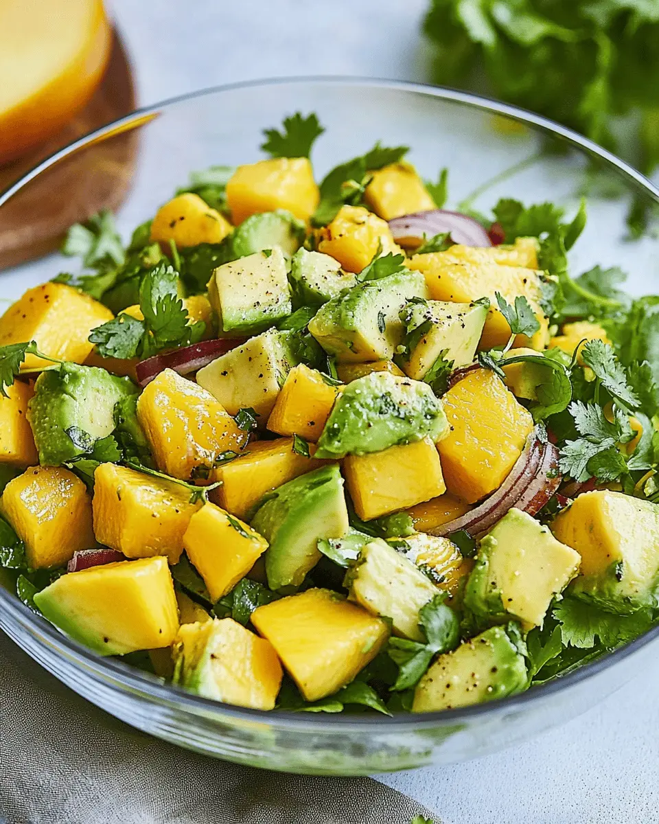 Mango-Avocado-Salat First Image First Image