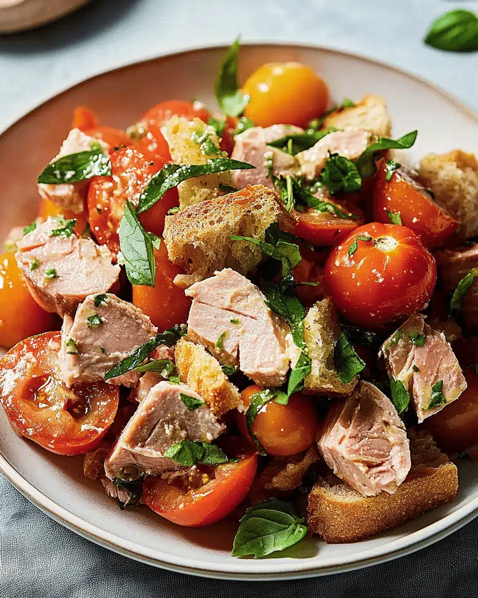 Tomaten-Brotsalat mit Thunfisch: Easy & Irresistibly Fresh!