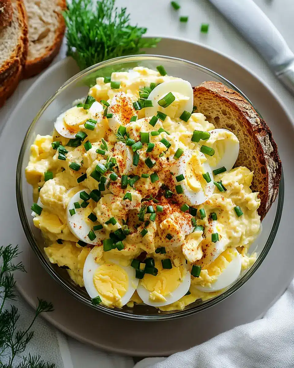 Eiersalat ohne Mayonnaise: Irresistibly Creamy & Flavorful!