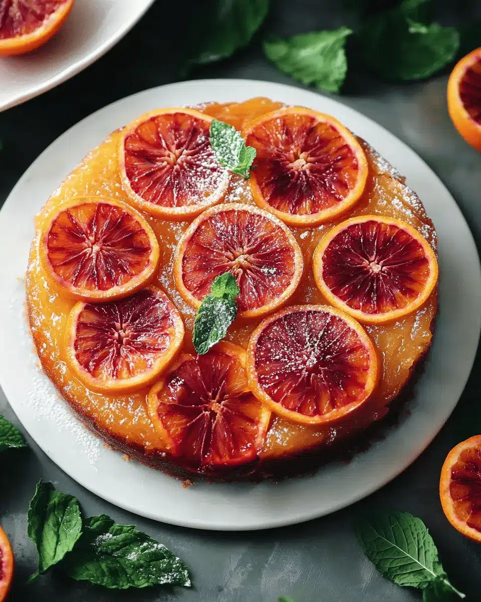 upside down blut orangen kuchen rezept: Irresistibly Sweet Twist