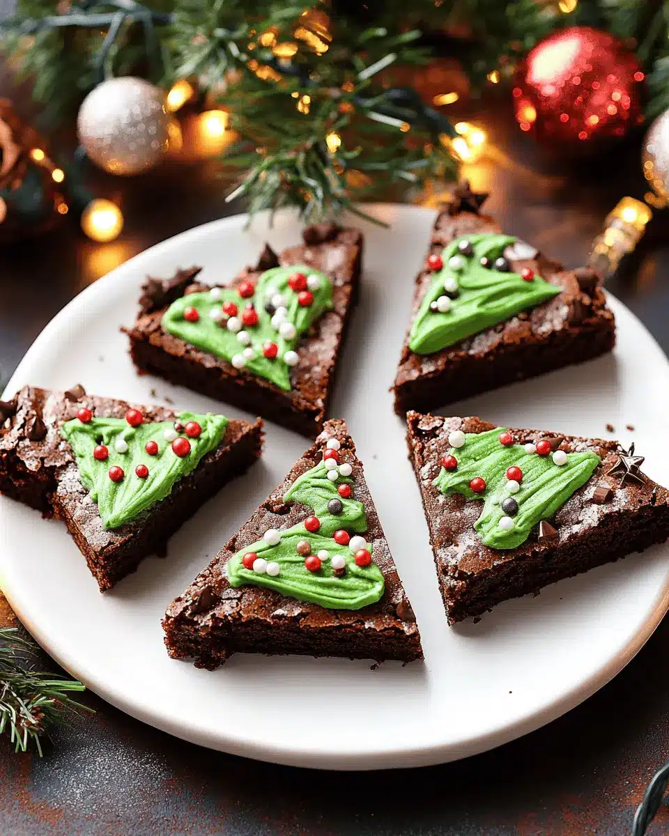 Brownie-Weihnachtsbäume: The Ultimate Indulgent Festive Treat